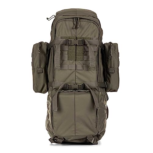 5.11 Tactical Unisex Rush 100 Backpack, 60L Storage Capacity, Convertible, Style 56555ABR, Large/X-Large, Ranger Green (ABR)