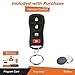 Discount Keyless Replacement Key Fob Car Remote and Uncut Transponder Key Compatible with KBRASTU15, CWTWB1U758, ID 46