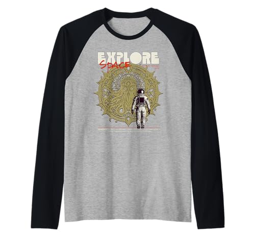 Explore Space | Yog-Sothoth Encounter, Unveil Cosmic Secrets Raglan Baseball Tee