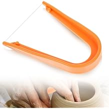 Pottery Clay Wire Cutter 5.12 x 3.74 Inch Plastic Clay Wire Cutter Hand Pottery Tools and Supplies for Cutting Mud Handcraft