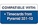 TOPS 1291 Time Card for Pyramid Model 331-10, Weekly, Two-Sided, 3 1/2 x 8 1/2 (Box of 500)