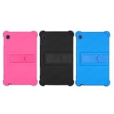 BOZONLI Etui na tablet 2020 Huawei Mate Pad T8 KOB2-L09/W09 8", miękki silikon odporny na wstrząsy pokrowiec ochronny z podpórką, niebieski
