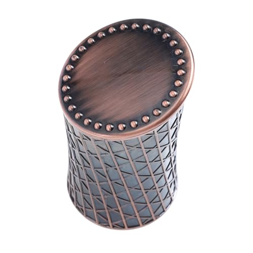 BESTonZON Copa de dados vintage de bar gravado retro suporte decorativo para dados acessório de reunião para festa e secretária