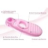 Inflatable Pregnancy Pillow, Full Body Maternity Airbed with Belly and Head Hole for Comfort. Best Prone/Side Lying Support for Pregnant Women, Includes Air Pump, Pink/Blue/Brown (Pink)