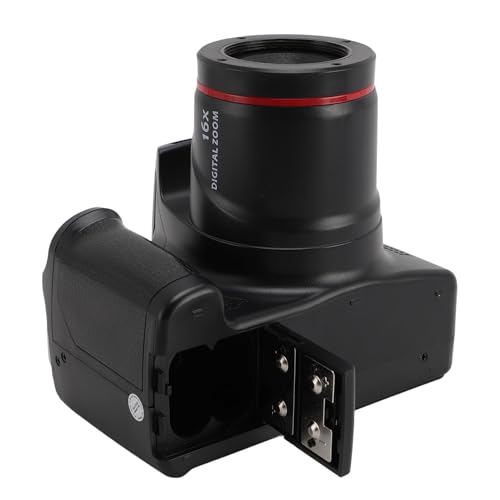 Câmera Digital para Fotografia, Câmera de Viagem Com Zoom Digital 16X Com Tela Giratória de 180°, Câmera de Vlogging Anti-vibração HD 1080P Com Lupa, Câmera de Viagem Portátil - Imagem 6