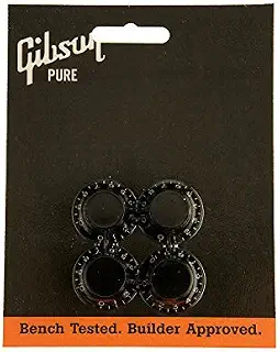 Gibson PRHK-010 BK 4/Pkg ブラック ハットノブ 4個入り