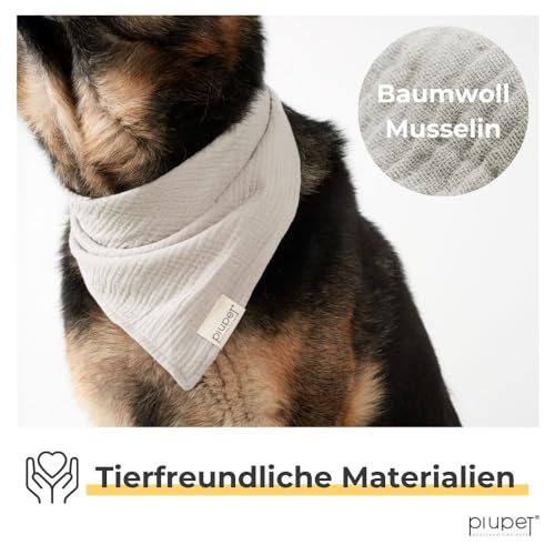 Hundehalstuch PiuPet 2er Set für große und kleine Hunde