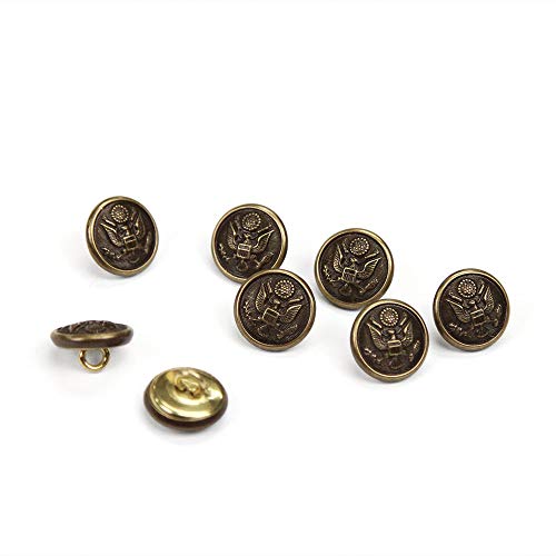 Set of 6 US Military Antique Brass Uniform...