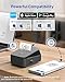 ETIKEZ PM260 Label Maker Machine with Tape, 2 Inch Bluetooth Thermal Label Printer, Inkless Portable Sticker Printer with Multiple Templates, for Office, School, Black