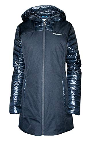 Columbia Women's Fenn Ridge Mid Insulated Hooded Jacket (Black, M)