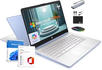 14" Laptop 2025 Business Student Slim Computer, Lifetime MS Office, Copilot AI, Quad-Core Intel CPU, 16GB RAM, 628GB Storage (128GB UFS+500GB Ext), MarxsolAccessory, Wi-Fi 6, Win 11 Pro, Sky Blue