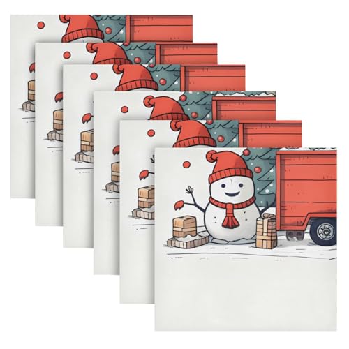 Servilletas de Tela Navidad Multicolor Set 6 Unidades miniatura 2