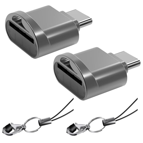Powice Lettore di schede USB C, USB 3.0 TF Lettore di schede di memoria, USB C Stick MINI, adattatore Micro SD applicabile per computer, notebook, telefoni cellulari e altri dispositivi con