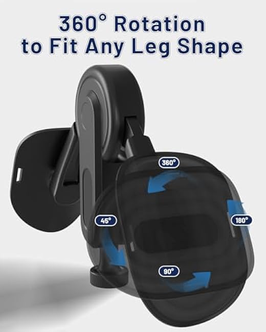 Mireva Fit Pelvic and Thigh & Pelvic Floor Exercise Device ¨C Adjustable Resistance (0-600N) for Women & Men,Leg & Pelvic Trainer with Non-Slip Straps,Comfortable Thigh Master for Home/Office Workout