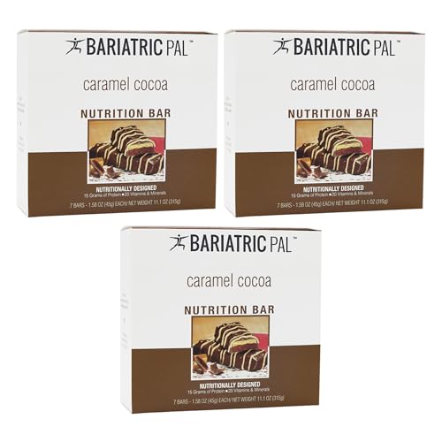 BariatricPal Barritas de Proteína 15g Caramelo Cacao (3-Pack) miniatura 1