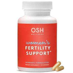 Ayurvedic Fertility Supplements for Women | Support Ovulation | Conception for Women | Egg Quality | CoQ10, Maca Root, Vitex, & Vitamins | Vegan | 90 Capsules – OSH Wellness