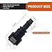 yorpyep 2 PCS Fuel Line Quick Connector, Straight 3/8