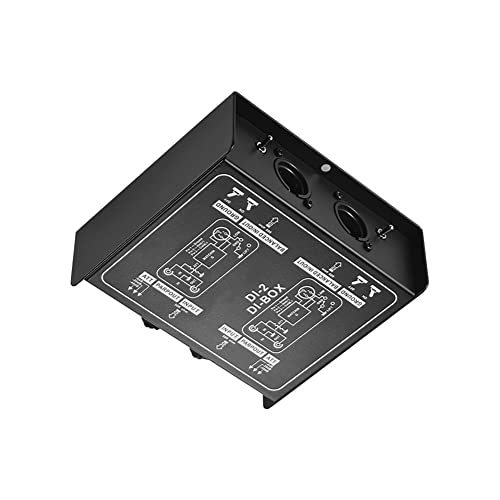 Makivi 1 Pcs Di-2 Audio Isolator Passive Audio Di Box Metal Audio Noise Canceller Guitar Isolator Resistor Anti-Noise Audio Converter #TOP5