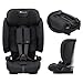 Bebeconfort Ever & Go i-Safe, Mitwachsender Kindersitz 9-36kg, 15 Mon. bis 12 J., 76–150 cm, Klappbarer Kinderautositz, Kompakt und leicht (4.9 kg), 15 Kopfstützenpositionen, Full Black