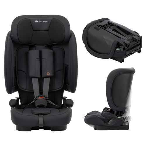 Bebeconfort Ever & Go i-Safe, Siège-Auto Évolutif, 15 Mois - 12 Ans, 76-150 cm, Siège-Auto de Voyage Pliable, Compact & Léger (4.9 kg), 15 Positions...