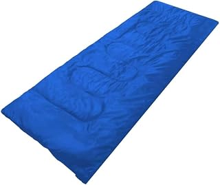 Unibos | Sleeping Bags for Adults, Single Adult Envelope Sleeping Bag for 3 Seasons Lightweight Camping Hiking 185cm x 75cm