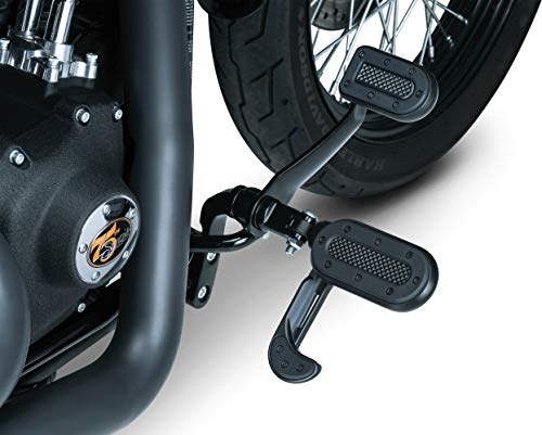 Kuryakyn 7038 Motorcycle Foot Control: Heavy Industry Brake Pedal Pad For 1984-2019 Harley-Davidson Fx & Xg Motorcycles, Satin Black #TOP2