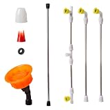 Zubehör-Set für Sprühregler, Stange mit 4 Düsen 113 cm, zusätzliche Düse, Verlängerung 56 cm
