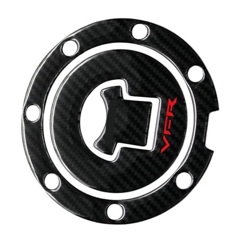 Autocollant 3D carbone pour bouchon réservoir moto VFR look sportif