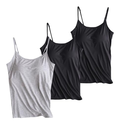 Débardeur avec soutien-gorge intégré rembourré sans manches confort absolu
