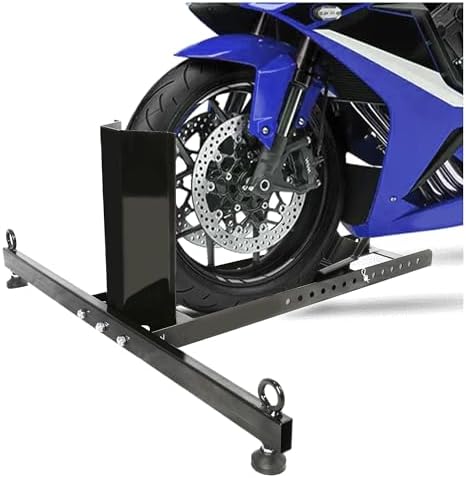 KUAFU Motorcycle Wheel Chock Stand Upright 1800 LBS, Wide Range 3...