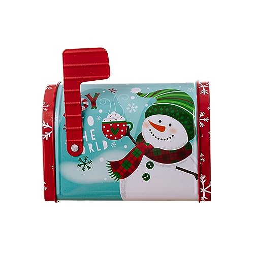 Pretty Christmas Box New Year Party Candy Bag With Lovely Painting Storage Box Festival Party Supplies