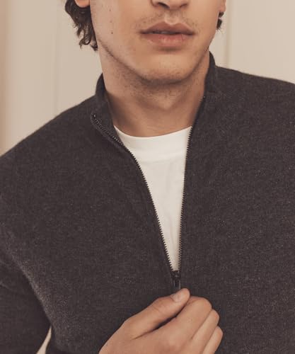 Signature Mens Cashmere Full Zip Sweater3