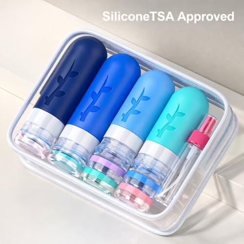 Travel Bottles for Toiletries,TSA Approved Silicone Travel Containers jar for Toiletries,Leak Proof Refillable Liqus Shampoo And Conditioner Travel Essentials toiletry - View 8