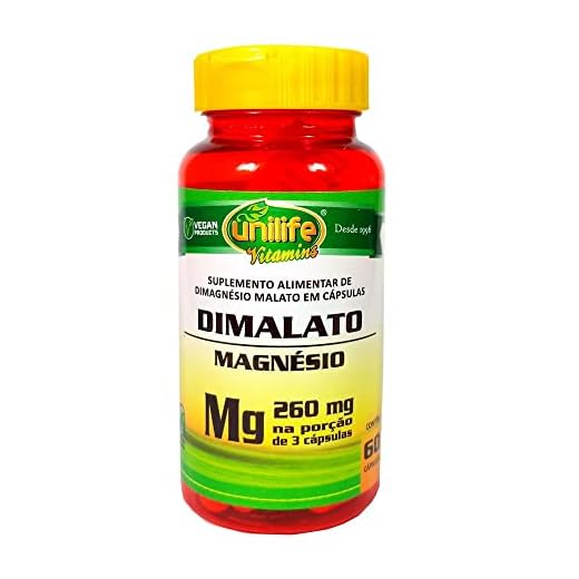 41Vtnc8Idll. Ss520 11 Unilife Magnésio Dimalato 60 Cápsulas
