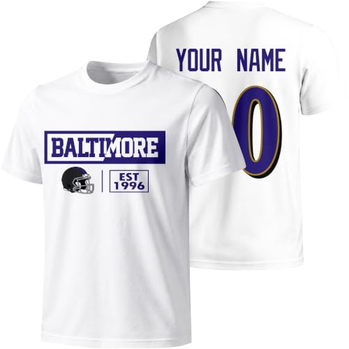 Image of ANTKING T Shirt with Custom Name Number for Men Women Gifts | Custom T Shirt for Youth Men Women Birthday Gift