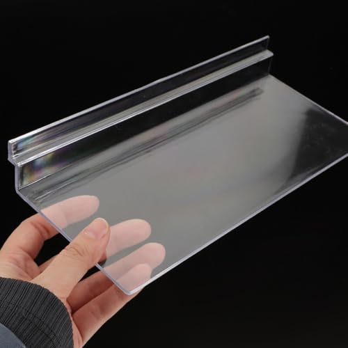 Estante de pared transparente para calzado en exposiciones y pasillos de hogar 6