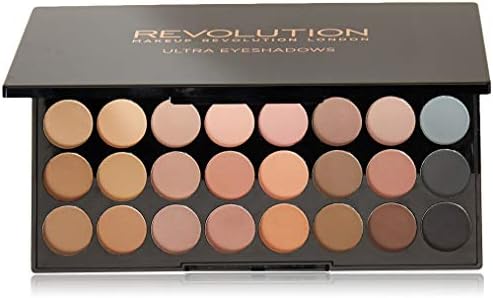Makeup Revolution 32 Color Eyeshadow Palette, Flawless Matte