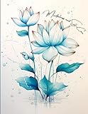 Beautiful Lotus Flower Yoga Inspired College Lined Notebook, 'Mindfulness and Self-Care' 100 Ruled Pages 8.5x11 inch Journaling Notebook: A Fantastic ... for Men, Women, and Children of all Ages!