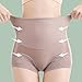 NLIADVY Lusailstore-Hot Style Silky High Waist Shaping Panties, High Waist Lace Underwear Tummy Control Underwear for Women (3PCS-b,M)