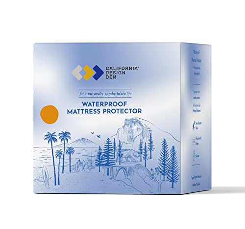Premium Waterproof Mattress Protector - Cooling Soft Rayon Top, Noiseless Fitted Mattress Pad, Machine Washable Deep Pocket Bed Cover (King Size)