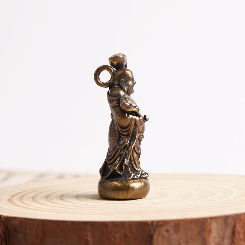 Figuritas de Buda Maitreya de Cobre Miniatura 2 Piezas miniatura 5