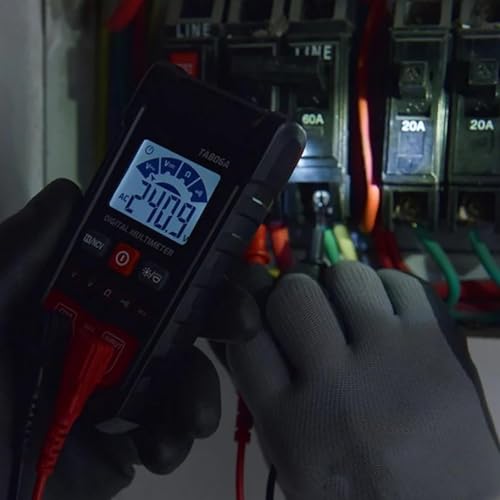 Image of Smart Digital Multimeter, Compact Digital Multimeter Tester with Automatic Recognition, Automatic Digital Auto-Ranging Voltmeter, Electric Meter Tester Tool Smart Measurement for AC /DC Voltage (2PCS)