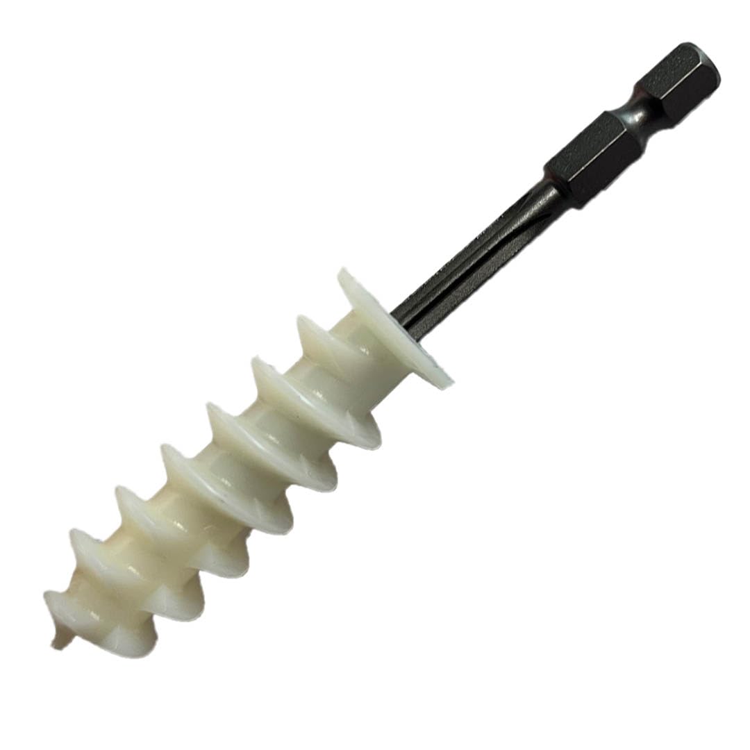 Würth 100x Leichtbaudübel W-KL 18x50mm aus ABS-Kunststoff für untergeordnete Befestigungen in Porenbeton inkl. Setzwerkzeug 090350