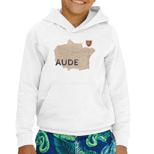 Sweat à capuche enfant Aude 11 Occitanie en coton premium - 2
