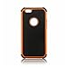 Goging 13case-ch Impact Resistant Double Layer Shockproof Hard Shell Case for Apple iPhone 6/6S, 4.7", Orange