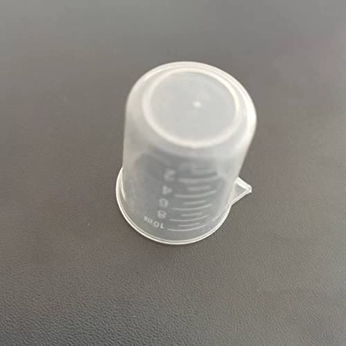 50 PCS 10ml Resin Mixing Cups, Liquid Measuring Cups, Plastic Beaker, Graduation Epoxy Resin Cups for Resin Epoxy Paint Food, Lab Use by SKYPRO - Image 3