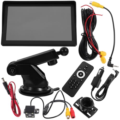 Radio para coche con pantalla táctil Cabilock receptor estéreo multimedia y cámara trasera