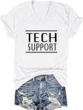 Qhecomce Tech Support T Shirt Elon Musk Tech Support Shirt Elon Musk Doge Tech Support Men Black T-Shirt