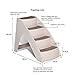 PetSafe CozyUp Pet Steps - Provides Safe Couch & Bed Access - Durable Plastic Material - Non Slip Stair Surface - Lightweight & Easy to Move - 4 Step Design for Small & Medium Pets