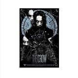 The Crow Movie Poster Wall Art Paintings Canvas Wall Decor Home Decor Living Room Decor Aesthetic Canvas Poster Wall Art Decor Print Picture Paintings for Living Room Bedroom Decoration Unframe-style